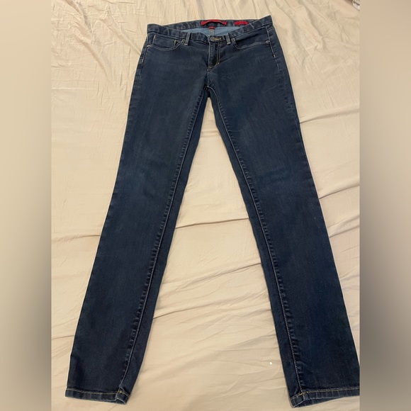 Banana Republic Limited Edition Dark Wash Straight Leg Denim Jeans 6 - Picture 4 of 5